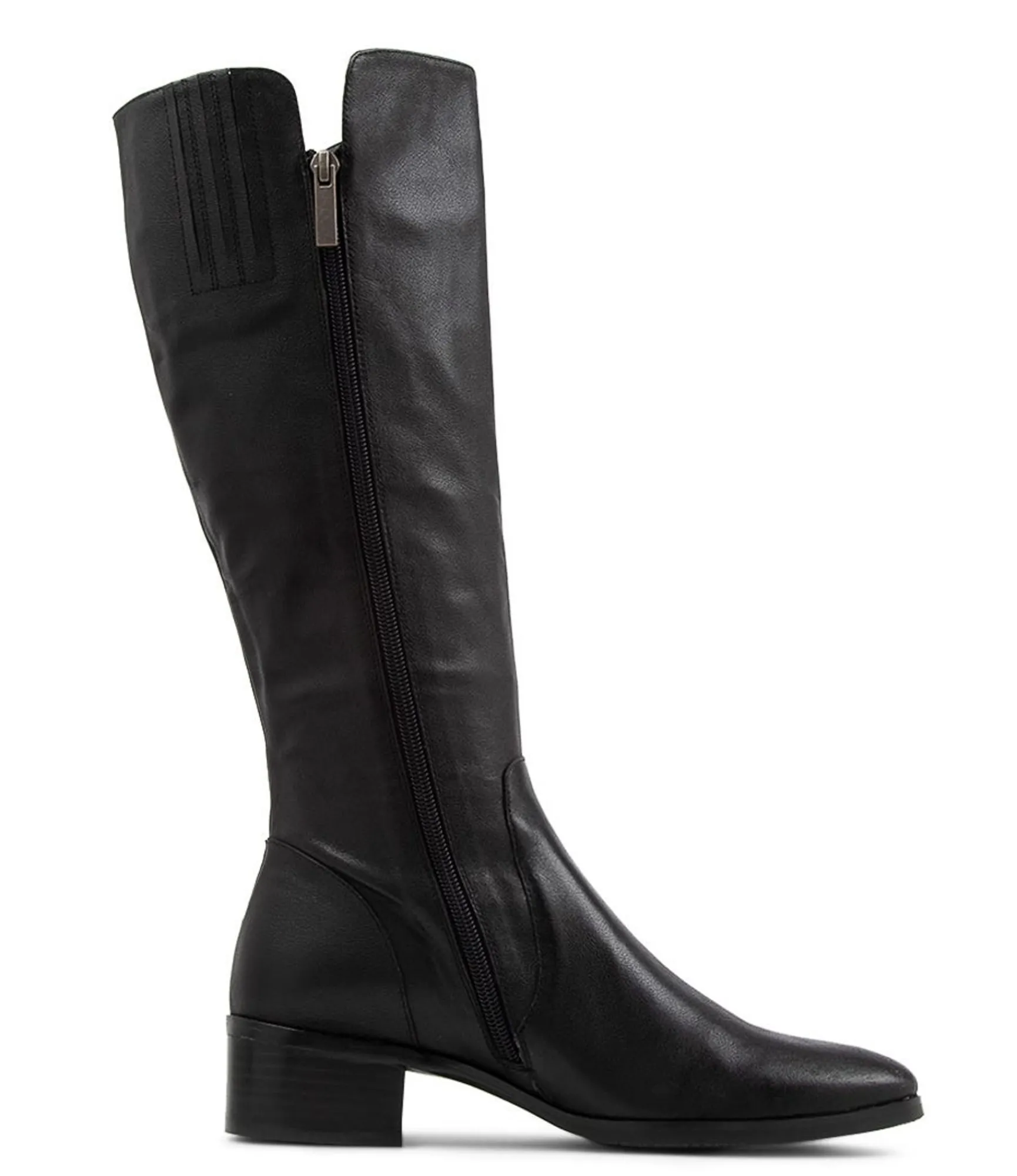 Best Midas Shoes Tieny Black Leather Knee High Boots