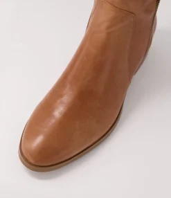 Best Sale Midas Shoes Tieny Dark Tan Leather Knee High Boots