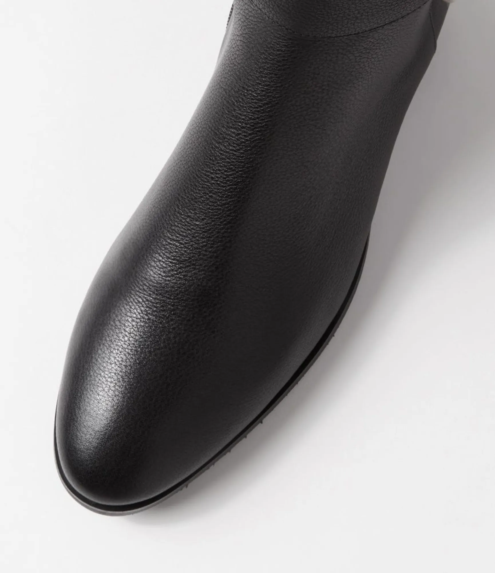 Hot Midas Shoes Tish Black Leather Knee High Boots