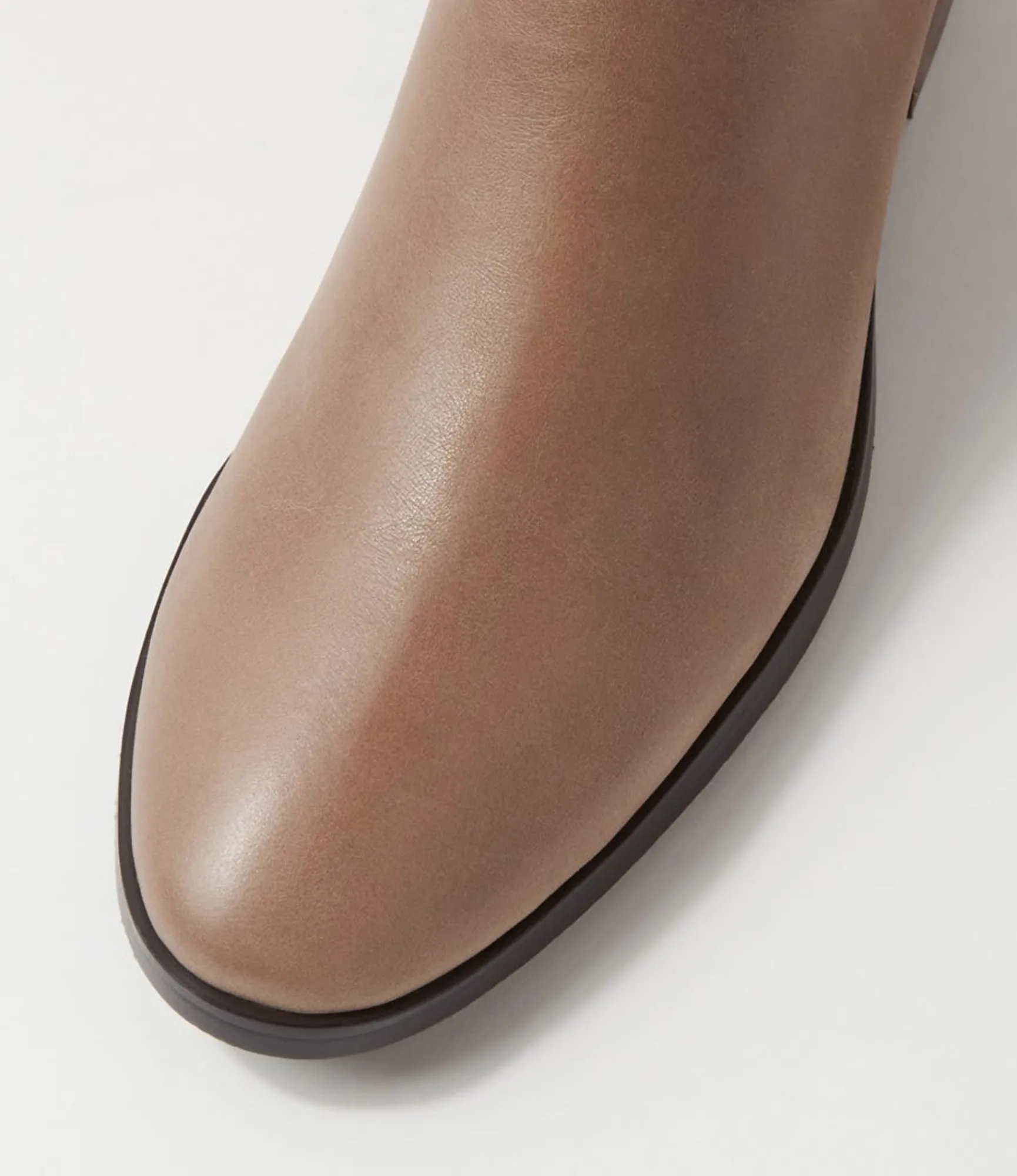 Online Midas Shoes Tish Smoke Leather Knee High Boots