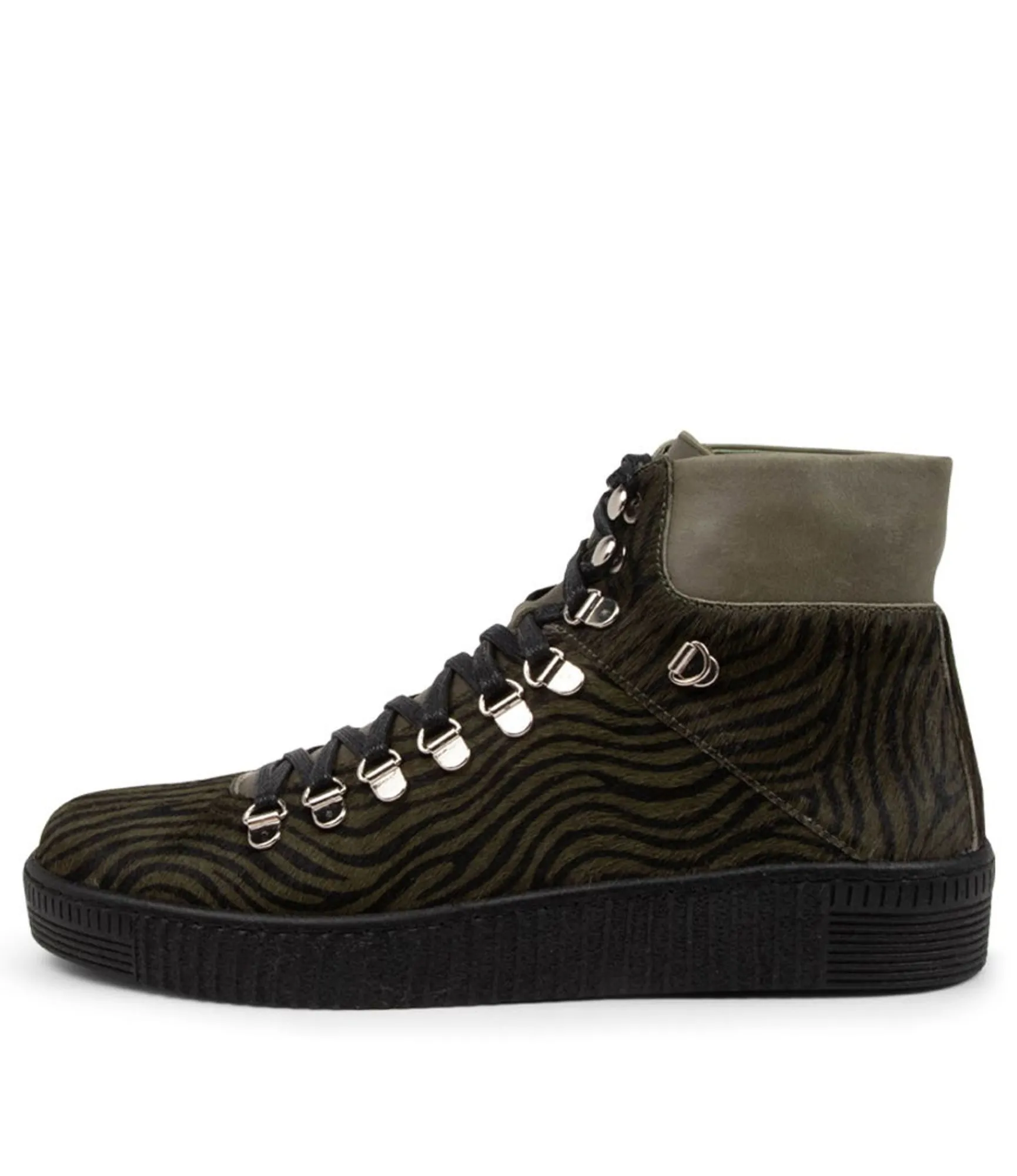 Cheap Midas Shoes Tonlee Khaki Zebra-Army