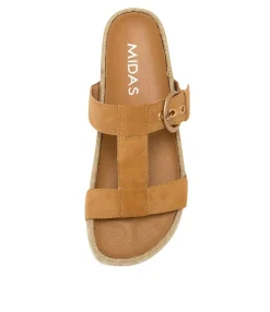 Shop Midas Shoes Trixi Caramel Suede