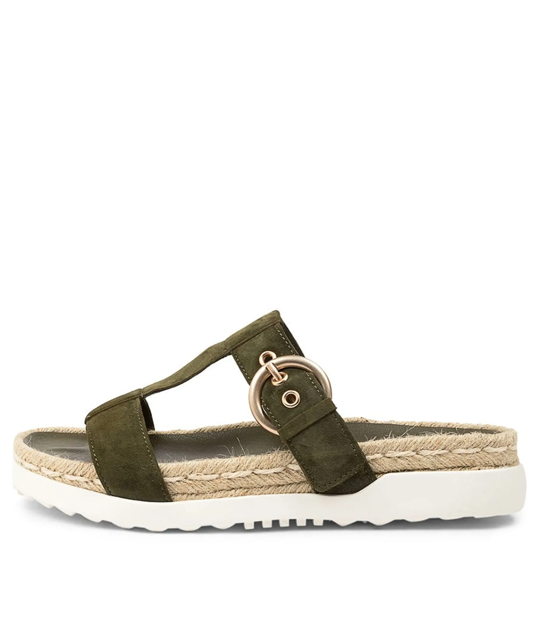 Clearance Midas Shoes Trixi Olive Suede
