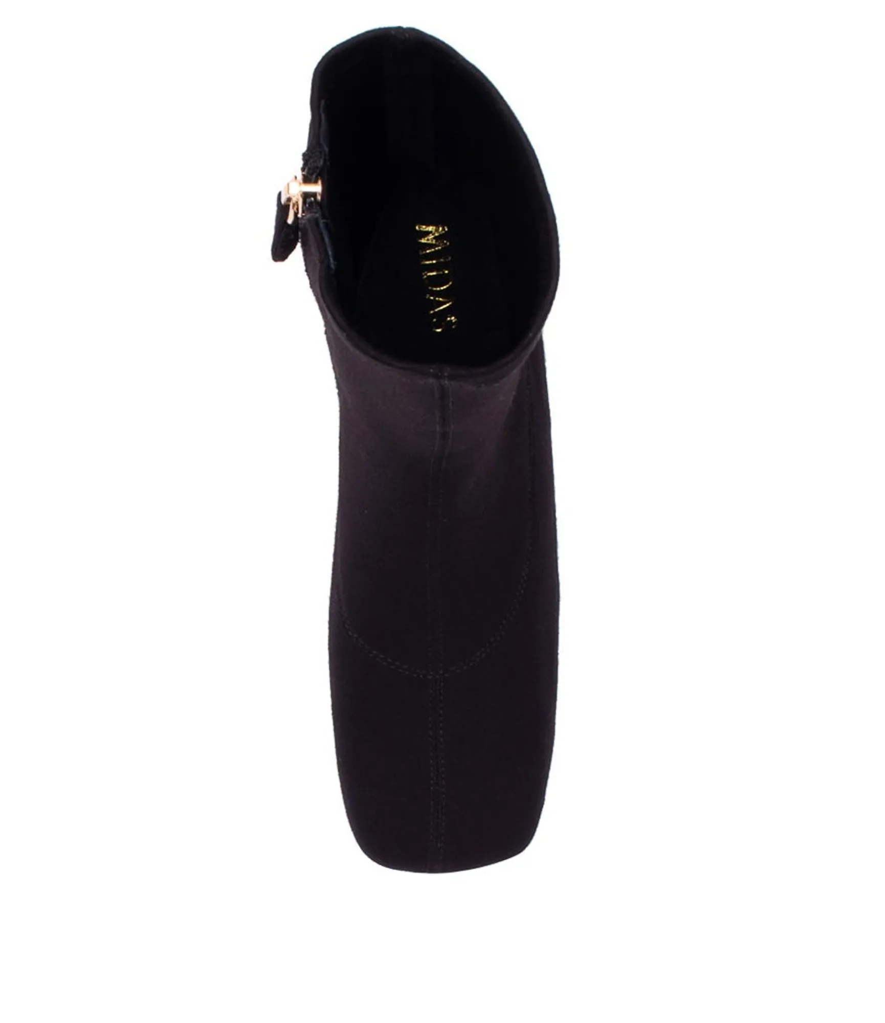 Best Midas Shoes Trusted Black Stretch Fabric Ankle Boots