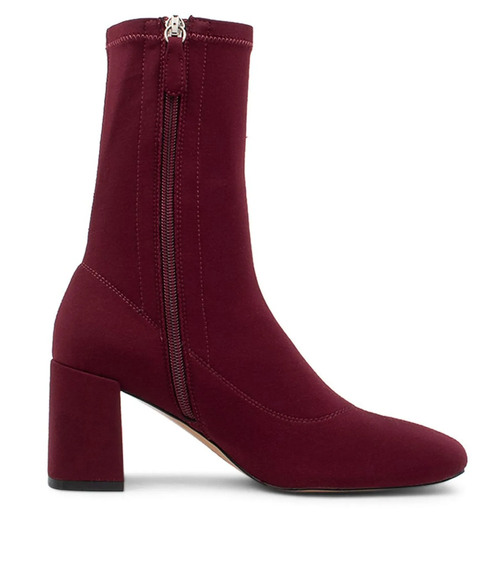 Clearance Midas Shoes Trusted Mulberry Stretch Fabric Ankle Boots