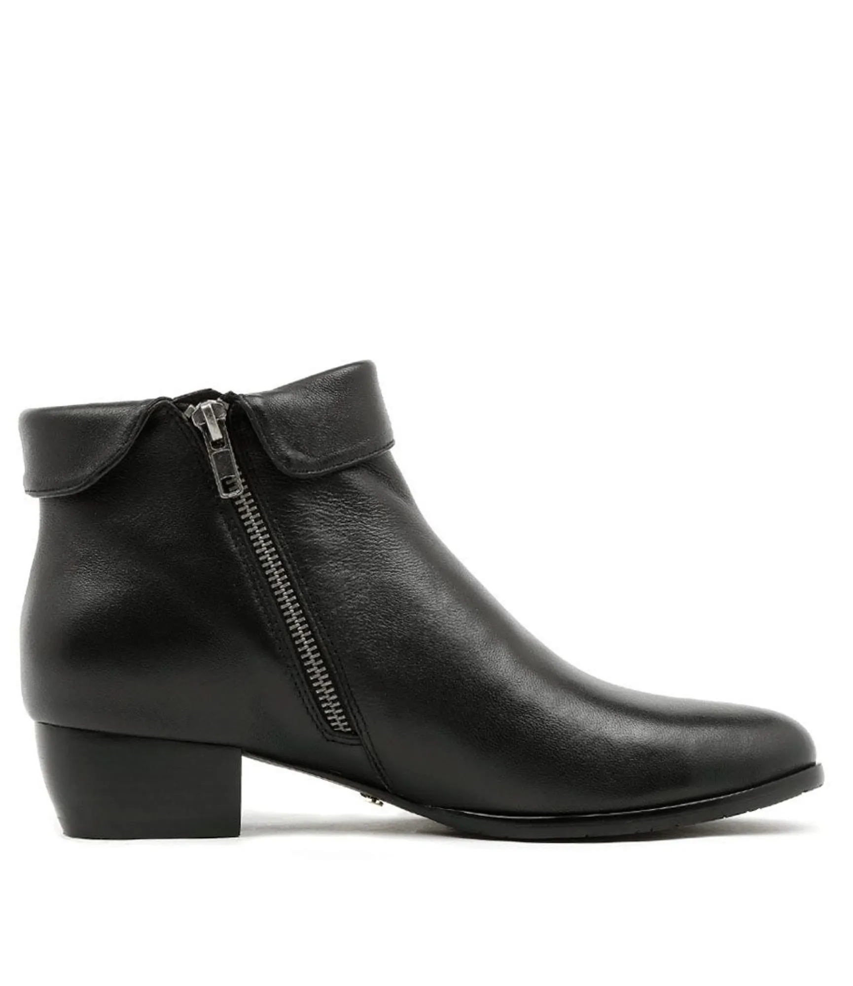 Best Midas Shoes Twinzip Black Leather
