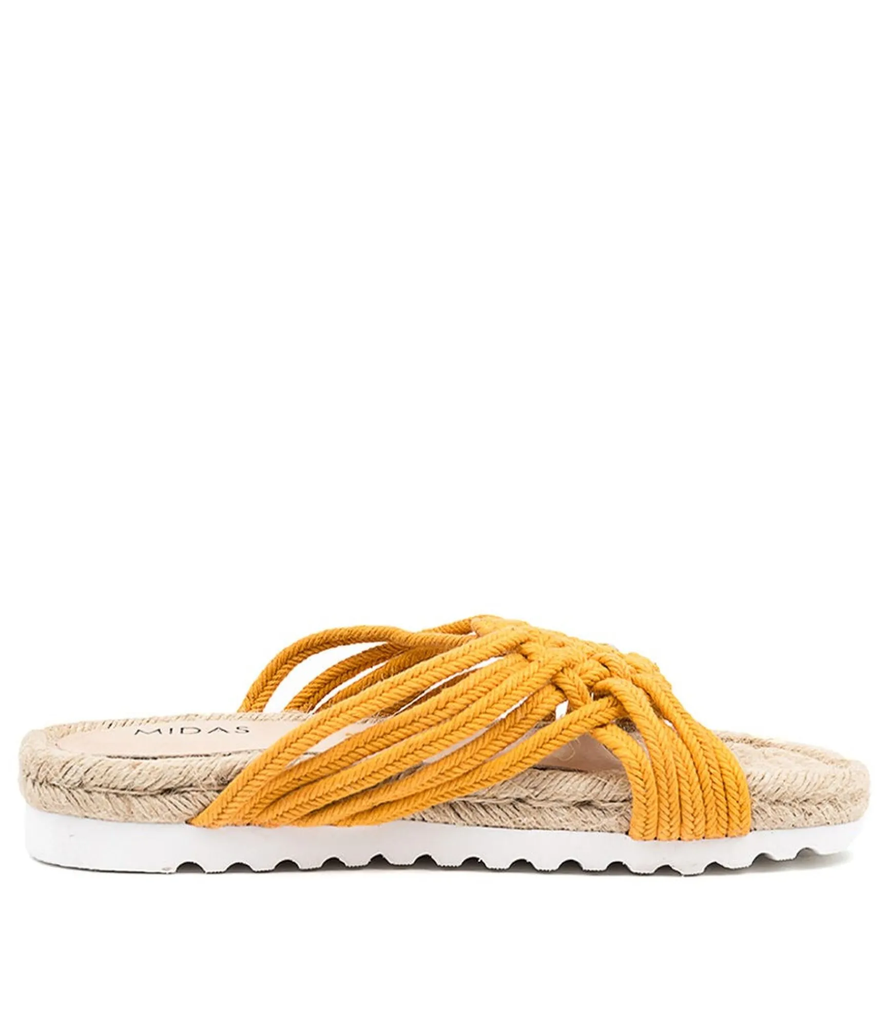 New Midas Shoes Twotime Yellow Fabric