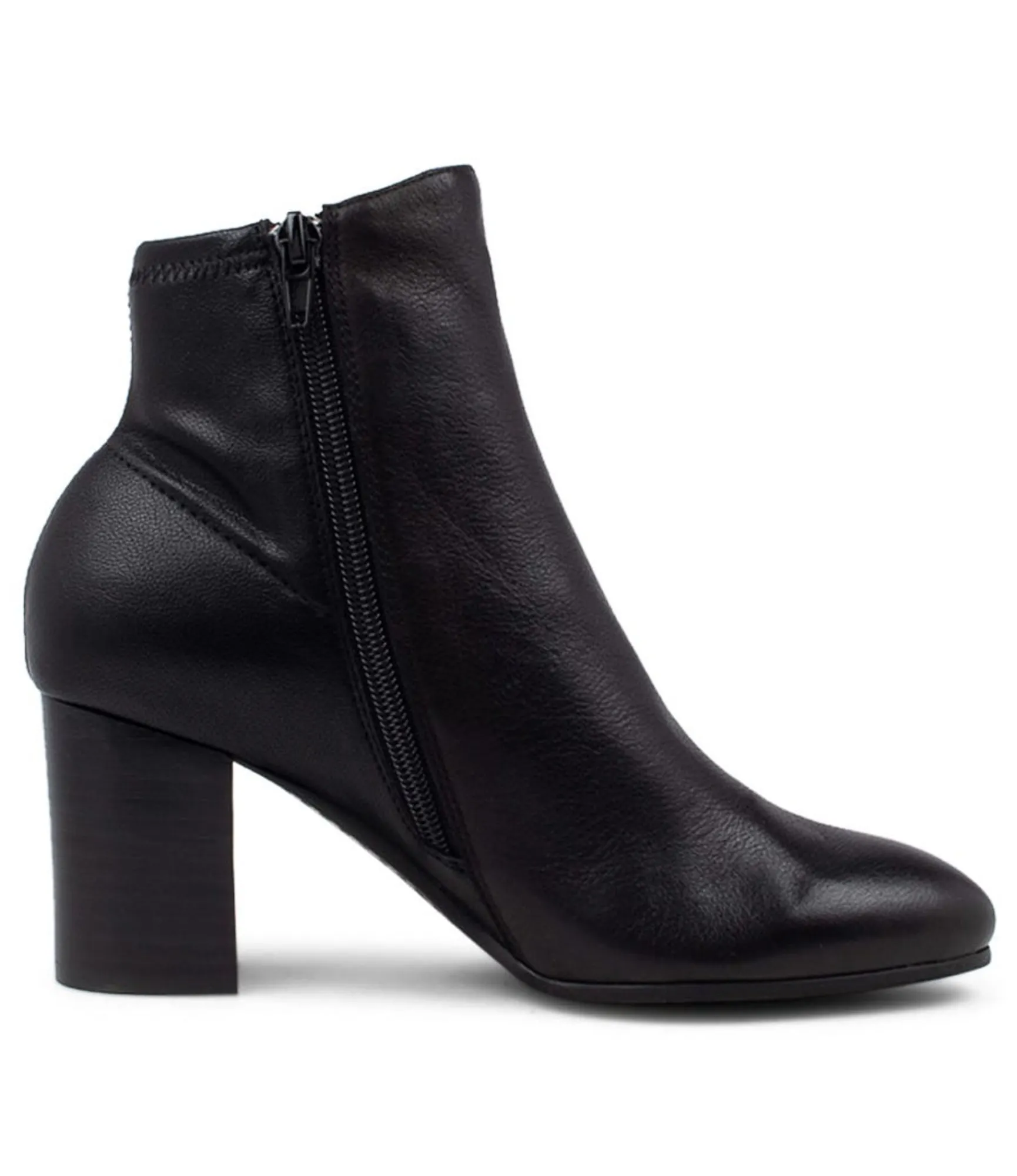 Cheap Midas Shoes Uluv Black Stretch Leather Ankle Boots Bh