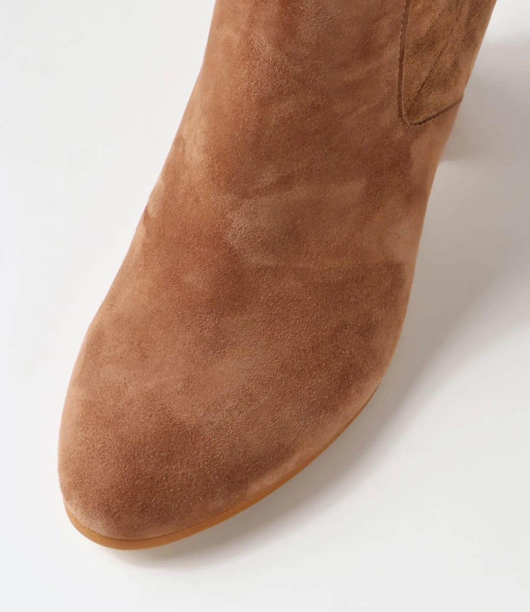 Best Sale Midas Shoes Uluv Light Choc Stretch Microsuede Ankle Boots