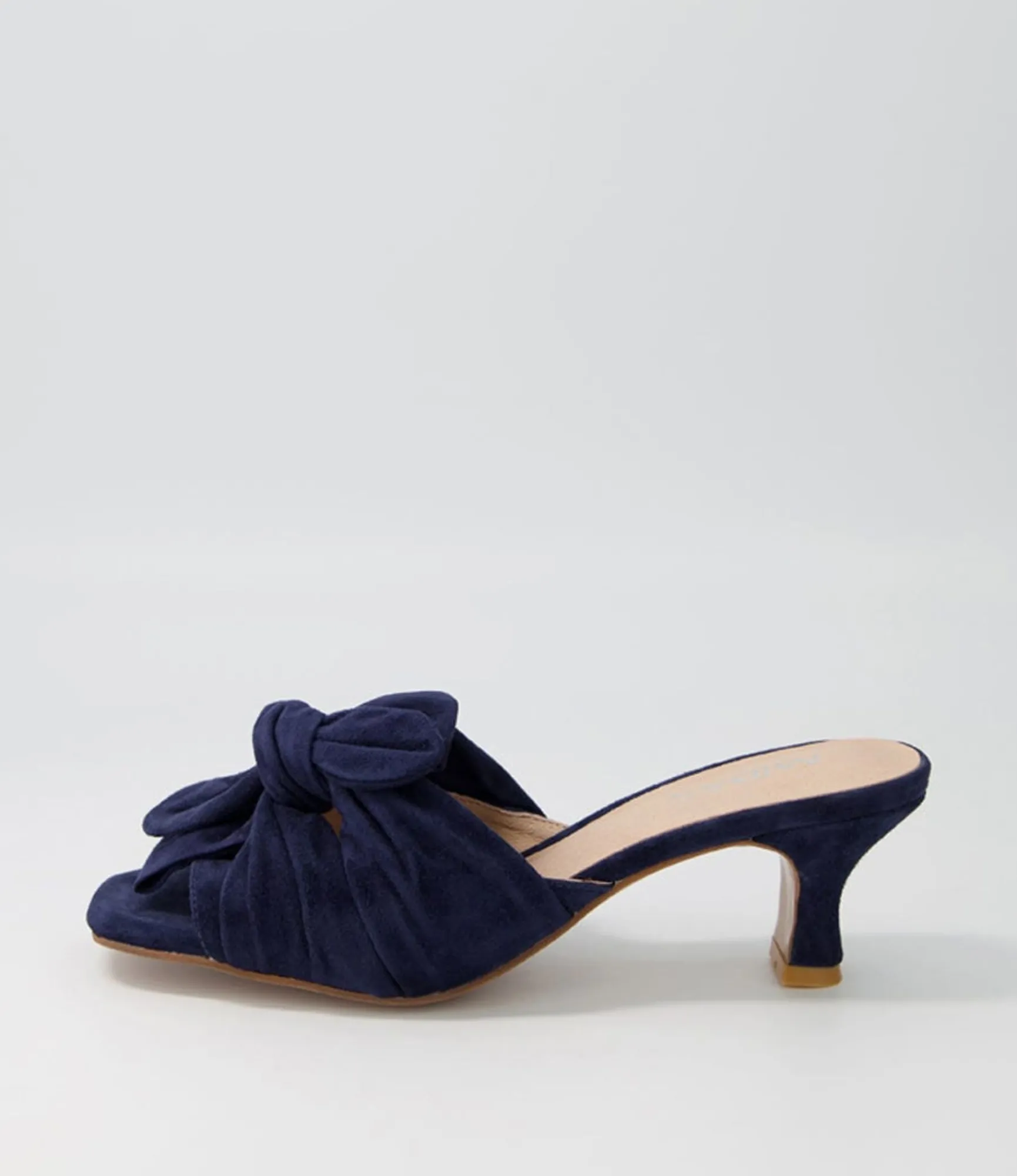 Cheap Midas Shoes Umay Navy Suede Slides