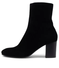 Shop Midas Shoes Unite Black Suede Ankle Boots Bh
