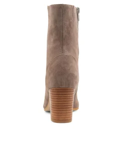 Flash Sale Midas Shoes Unite Light Taupe Suede Ankle Boots