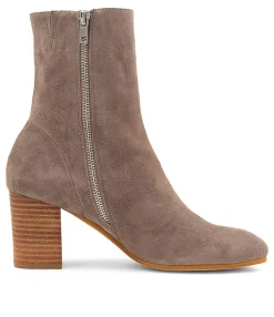 Flash Sale Midas Shoes Unite Light Taupe Suede Ankle Boots
