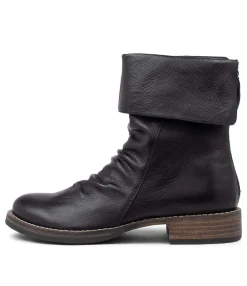 Sale Midas Shoes Unsee Black Leather Ankle Boots