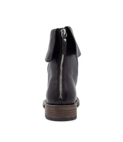 Sale Midas Shoes Unsee Black Leather Ankle Boots