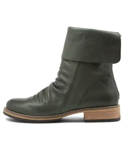 Cheap Midas Shoes Unsee Forest Leather Ankle Boots