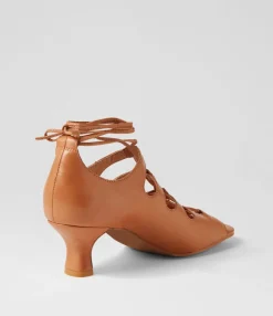 Best Sale Midas Shoes Unyte Tan Leather Sandals