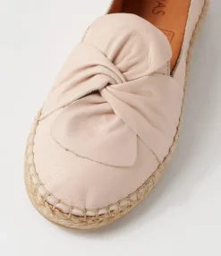 Hot Midas Shoes Uselv Blush Leather Espadrilles