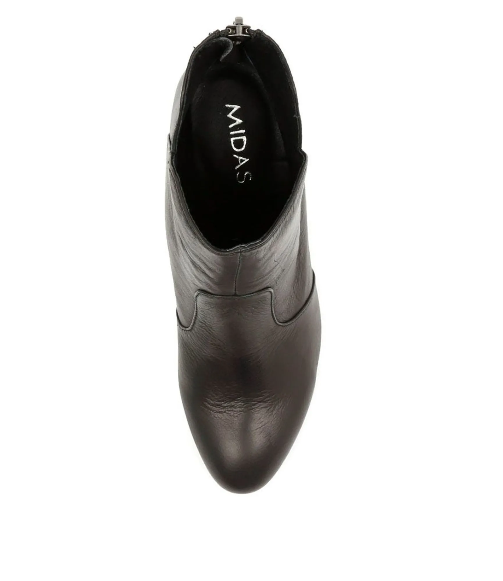 Cheap Midas Shoes Utterly Black Leather
