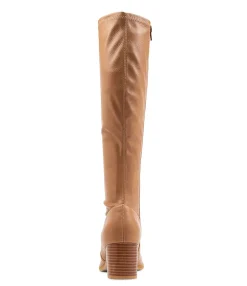 Best Midas Shoes Varry Tan Stretch Long Boots