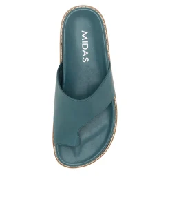 New Midas Shoes Vasha Dk Denim Leather