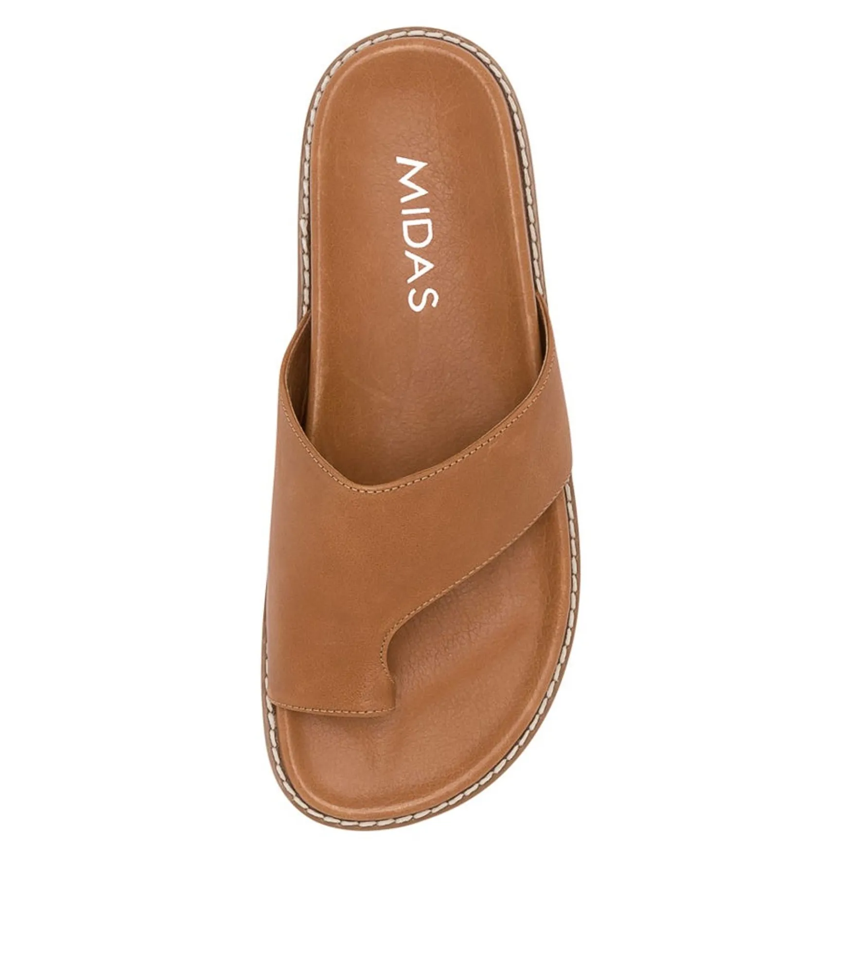 Cheap Midas Shoes Vasha Dk Tan Leather