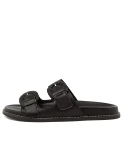 Clearance Midas Shoes Vennie Black Leather