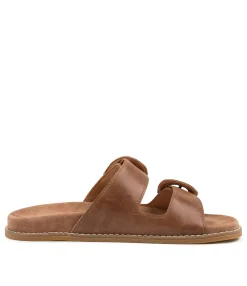 Clearance Midas Shoes Vennie Walnut Leather