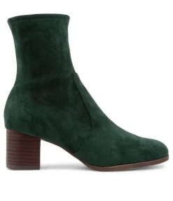 Hot Midas Shoes Venti Forest Stretch Microsuede Ankle Boots