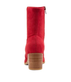 Hot Midas Shoes Venti Ruby Microsuede Ankle Boots