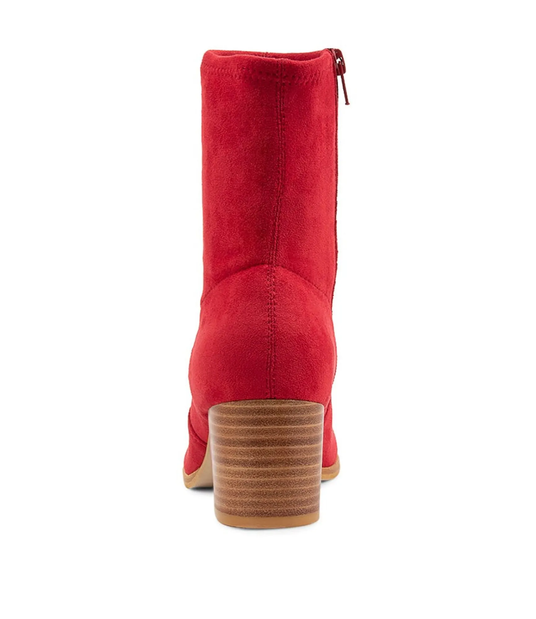 Hot Midas Shoes Venti Ruby Microsuede Ankle Boots
