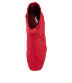 Hot Midas Shoes Venti Ruby Microsuede Ankle Boots