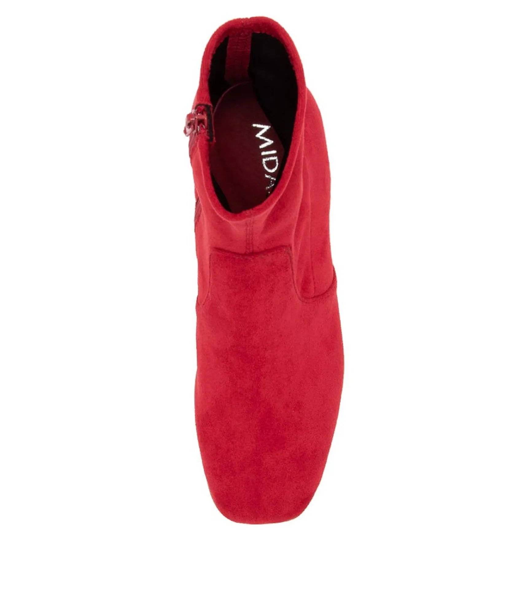 Hot Midas Shoes Venti Ruby Microsuede Ankle Boots