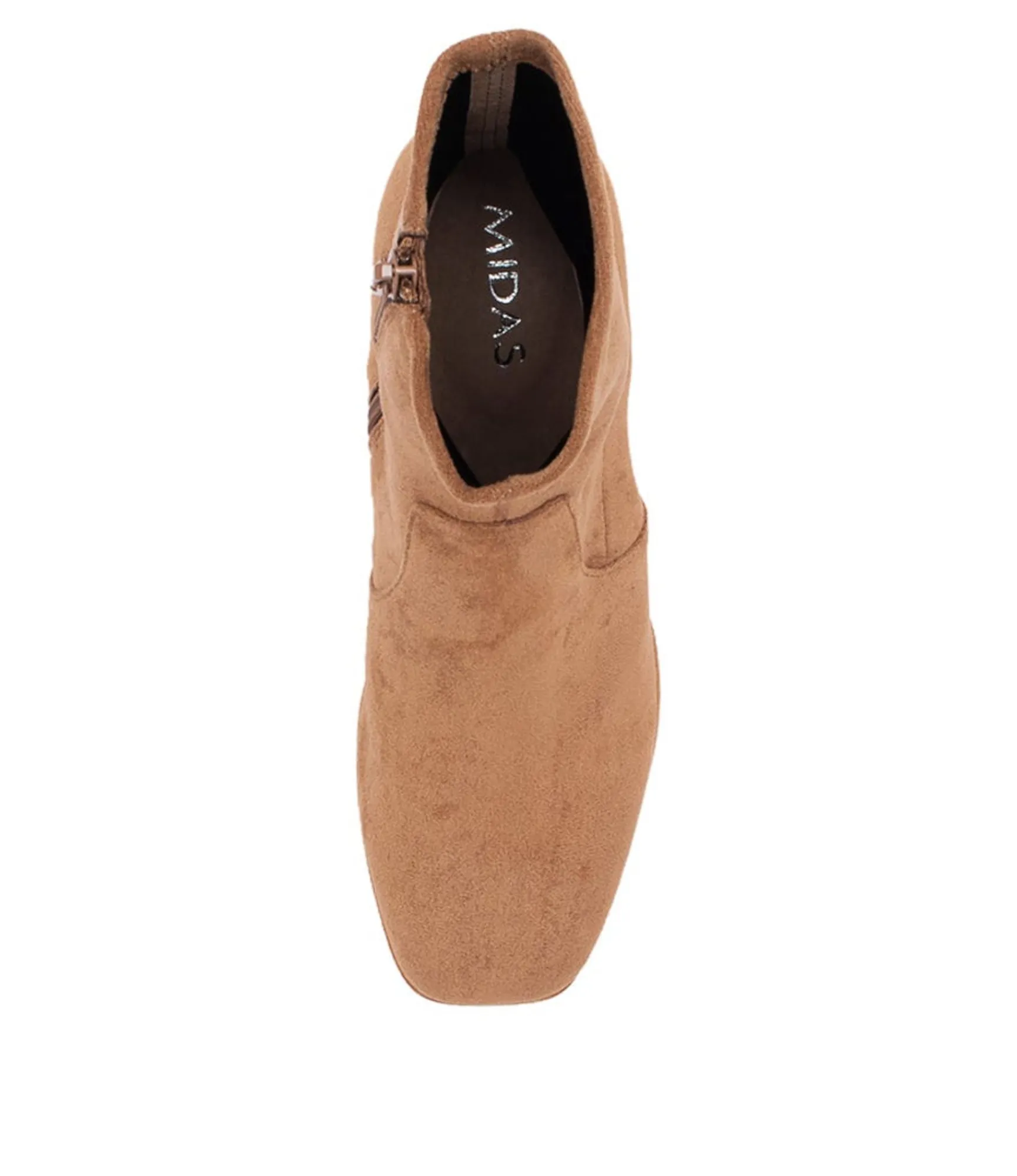 Hot Midas Shoes Venti Sand Stretch Microsuede Ankle Boots