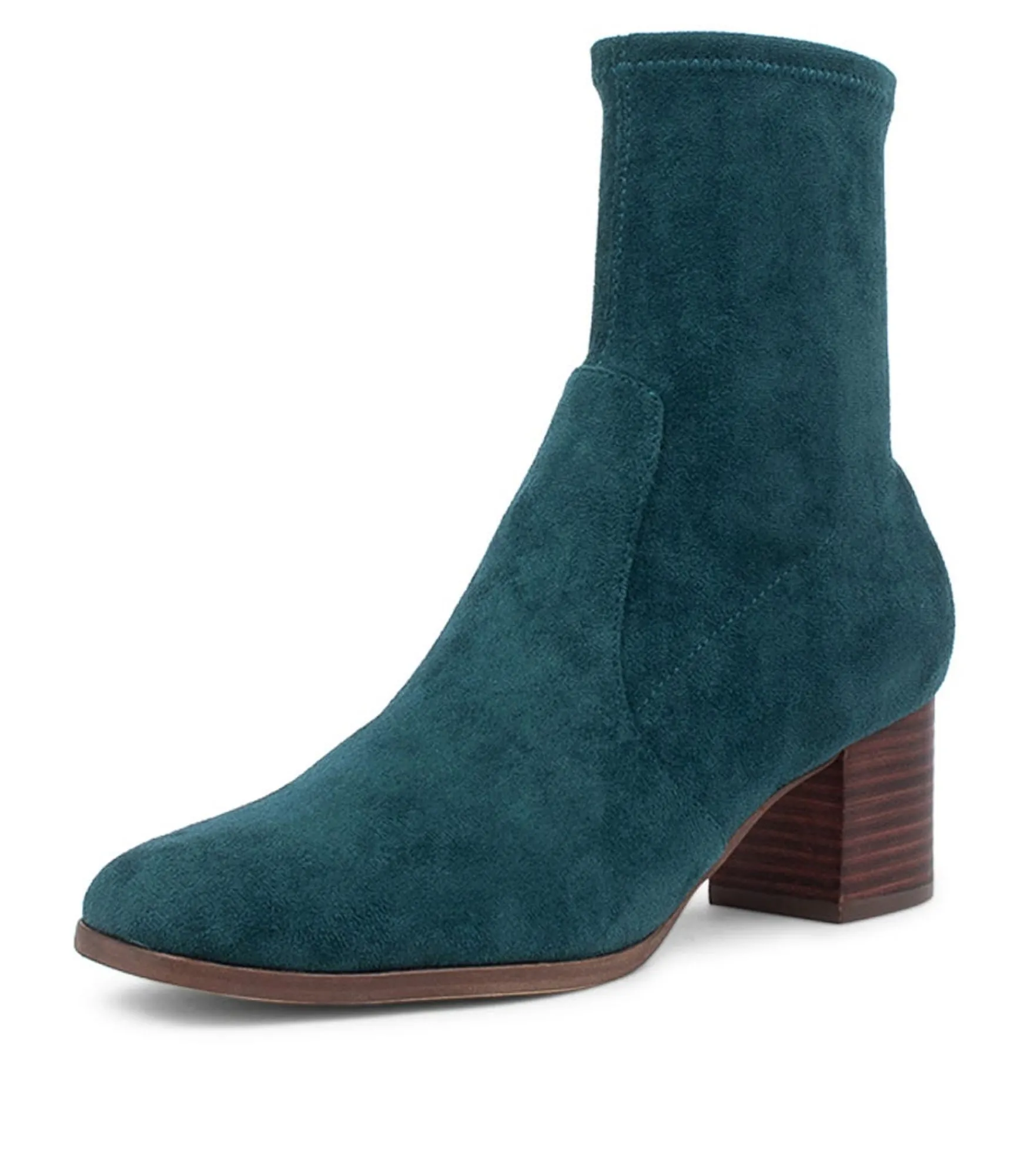 Best Midas Shoes Venti Teal Microsuede Ankle Boots