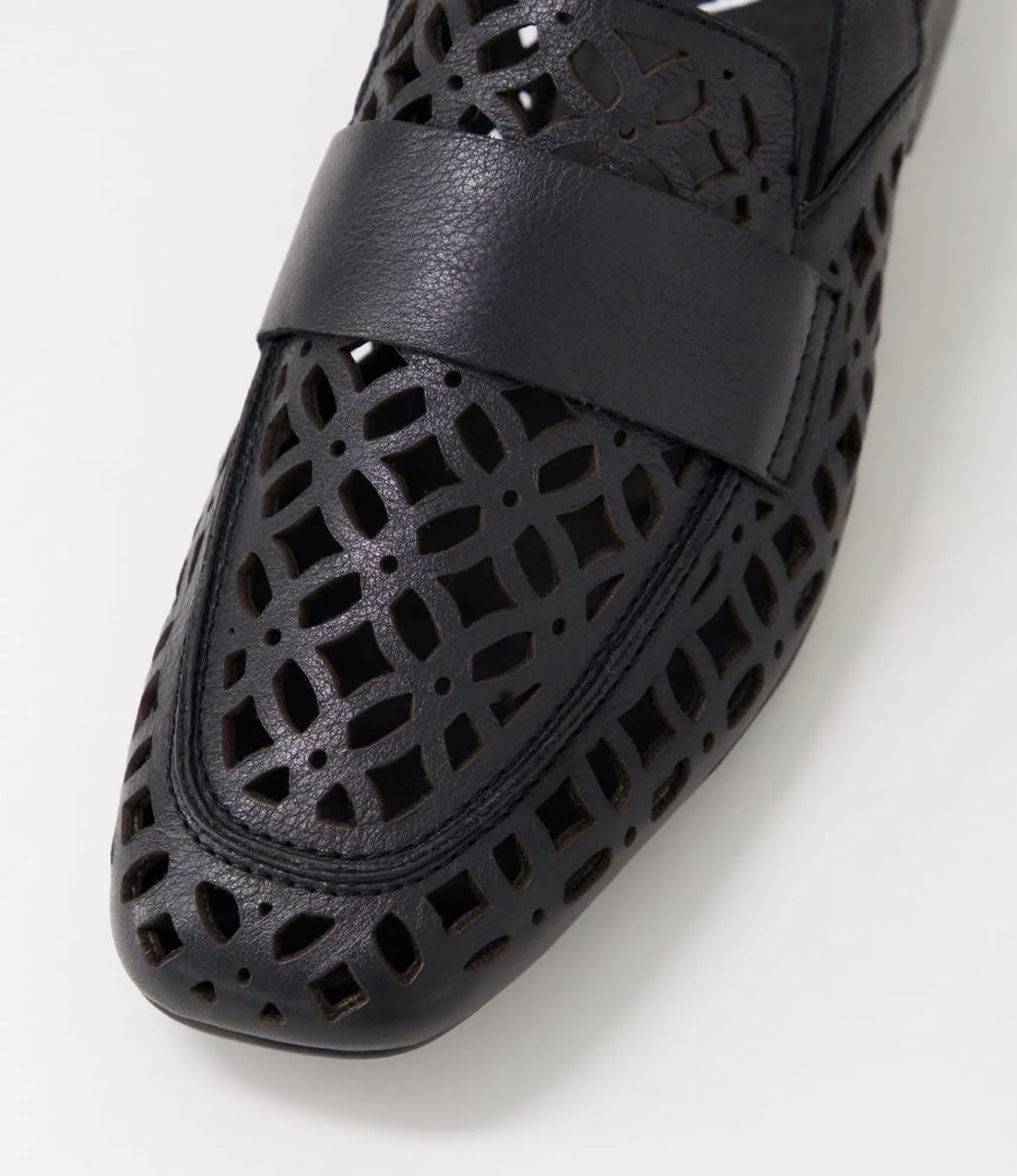 Flash Sale Midas Shoes Viscious Black Leather Heels