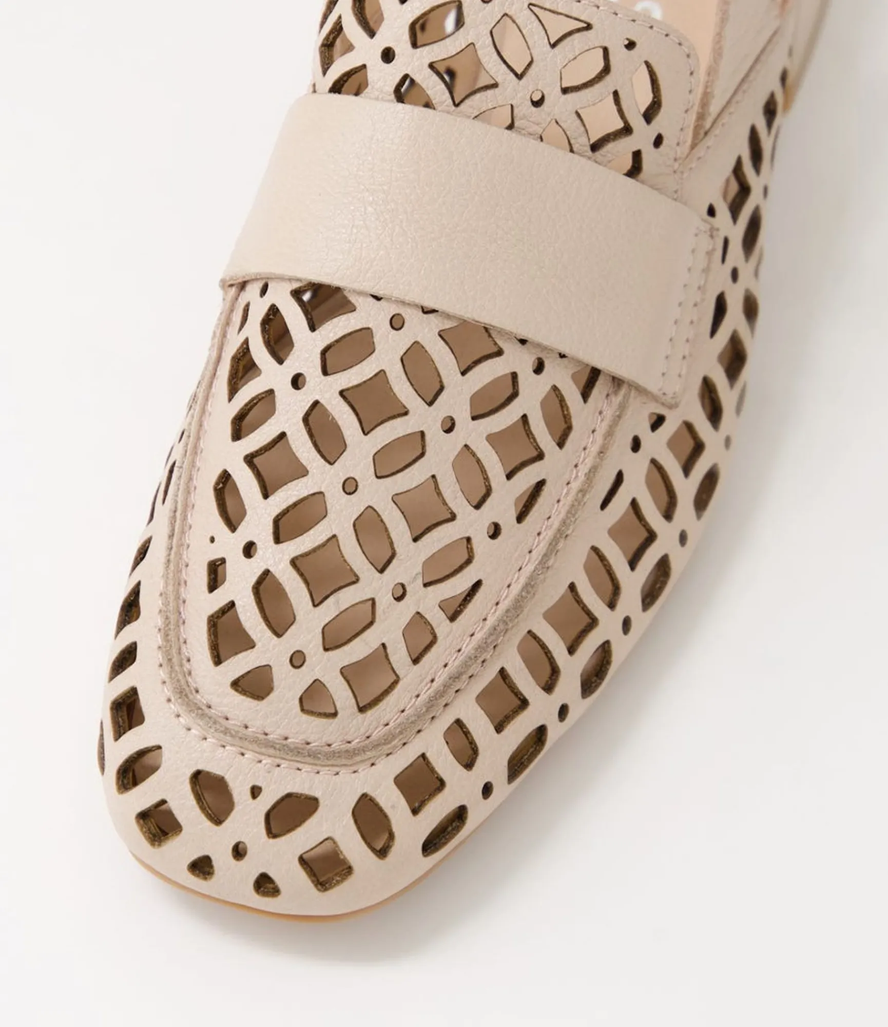Hot Midas Shoes Viscious Nude Leather Heels