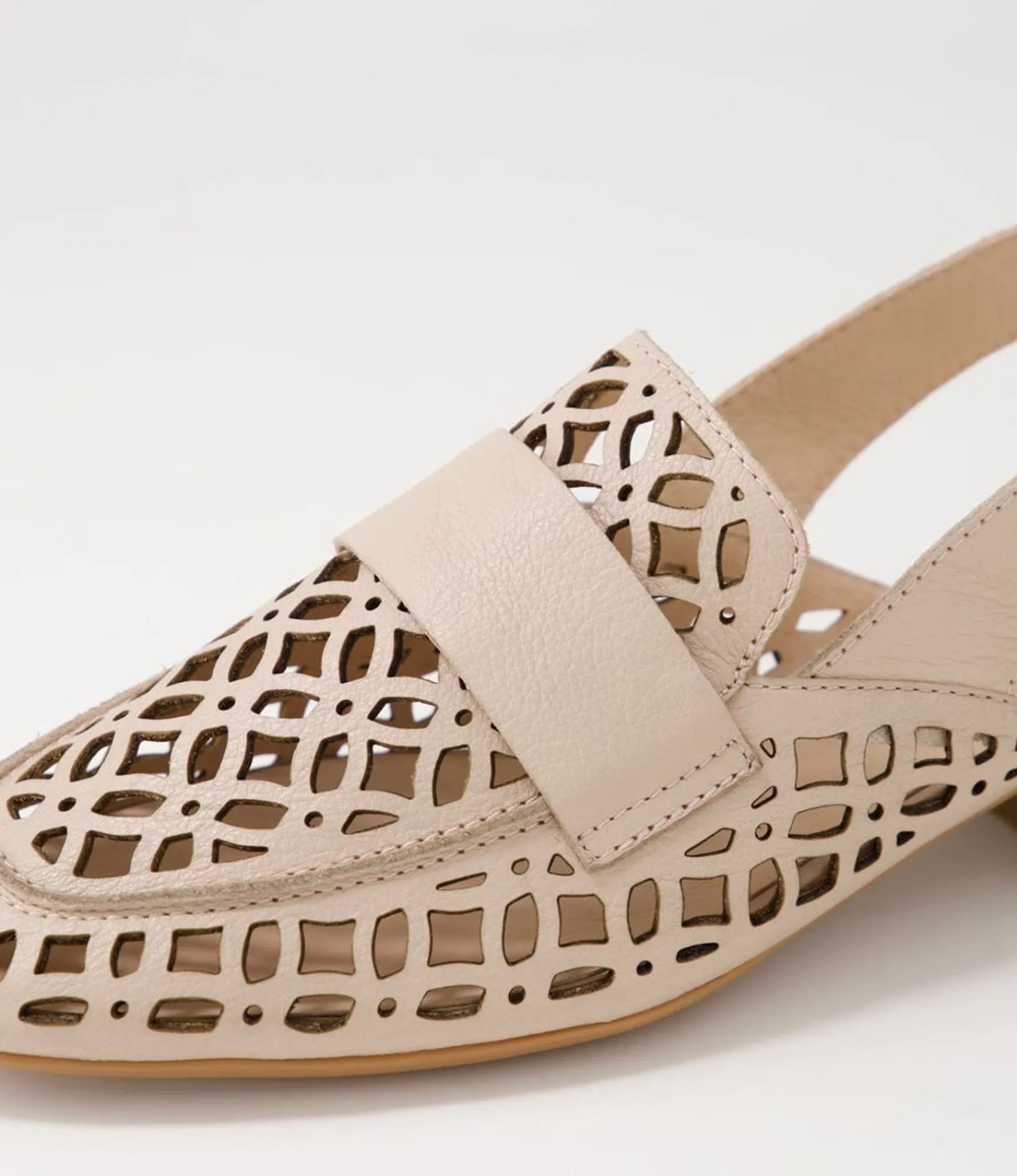 Hot Midas Shoes Viscious Nude Leather Heels