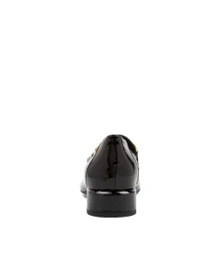 Store Midas Shoes Visten Black Patent Leather Heels