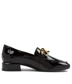 Store Midas Shoes Visten Black Patent Leather Heels
