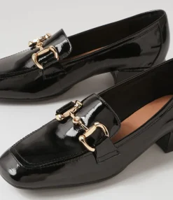 Hot Midas Shoes Vlad Black Patent Leather Heels