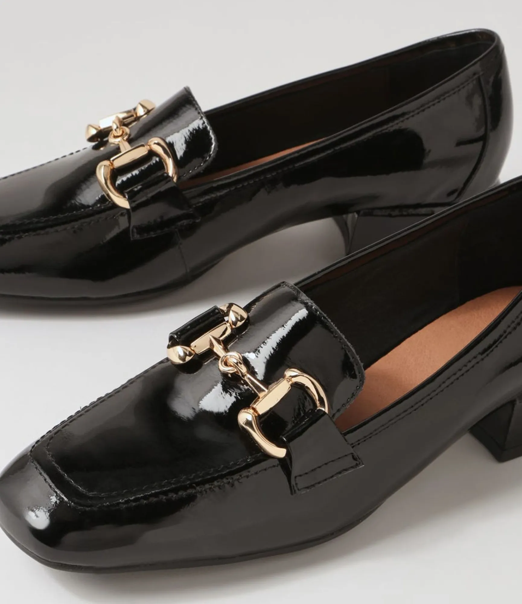Hot Midas Shoes Vlad Black Patent Leather Heels