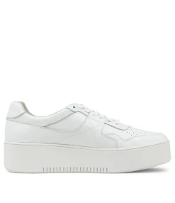 Discount Midas Shoes Wabel White Leather Sneakers