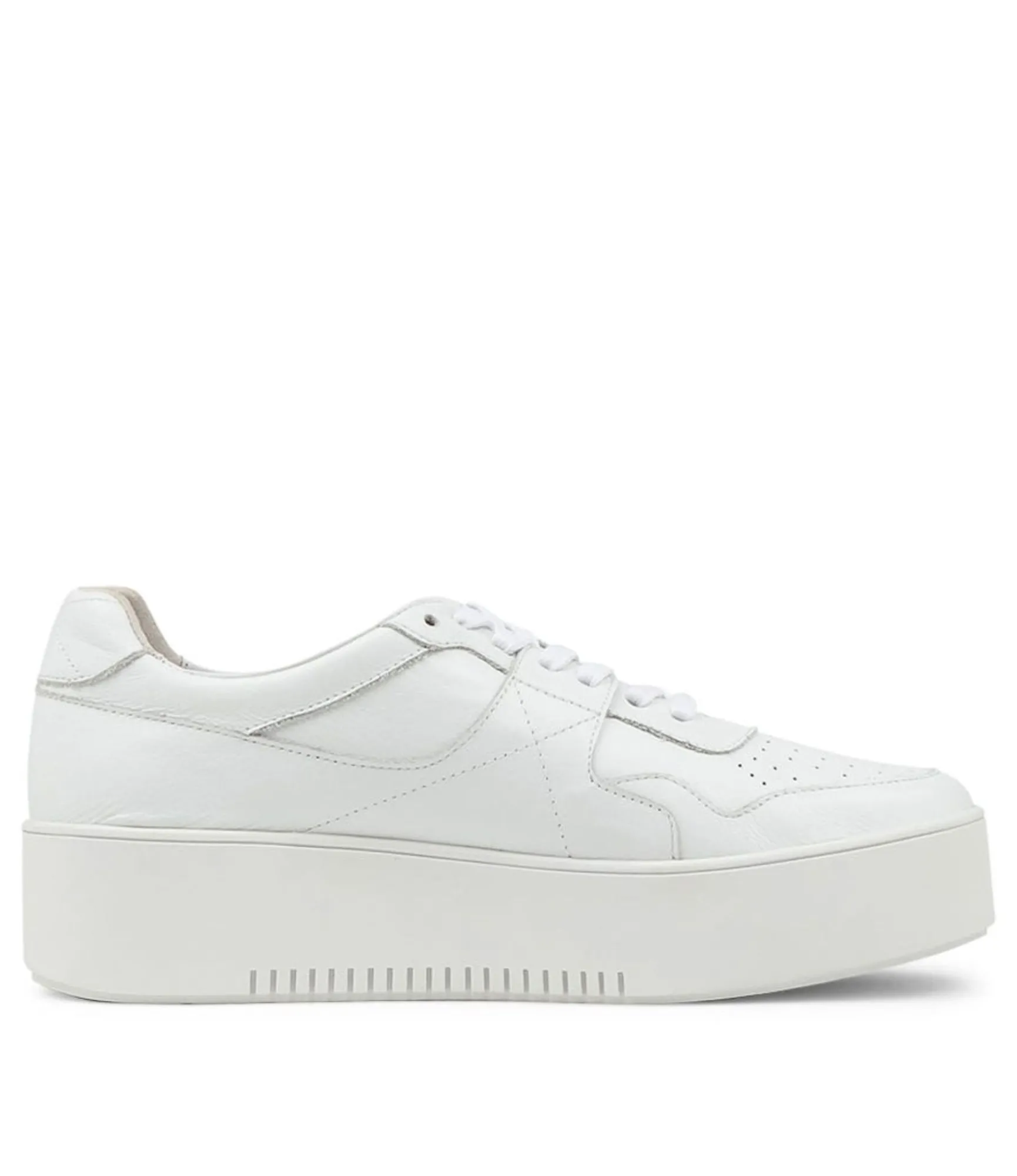 Discount Midas Shoes Wabel White Leather Sneakers