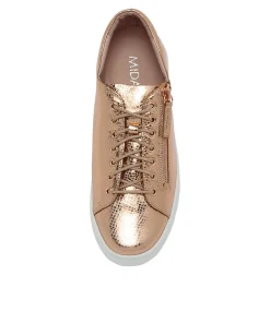 Hot Midas Shoes Wether Rose Gold White Sole Lizard Sneakers