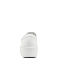 Fashion Midas Shoes Whispa White Leather Sneakers Ws