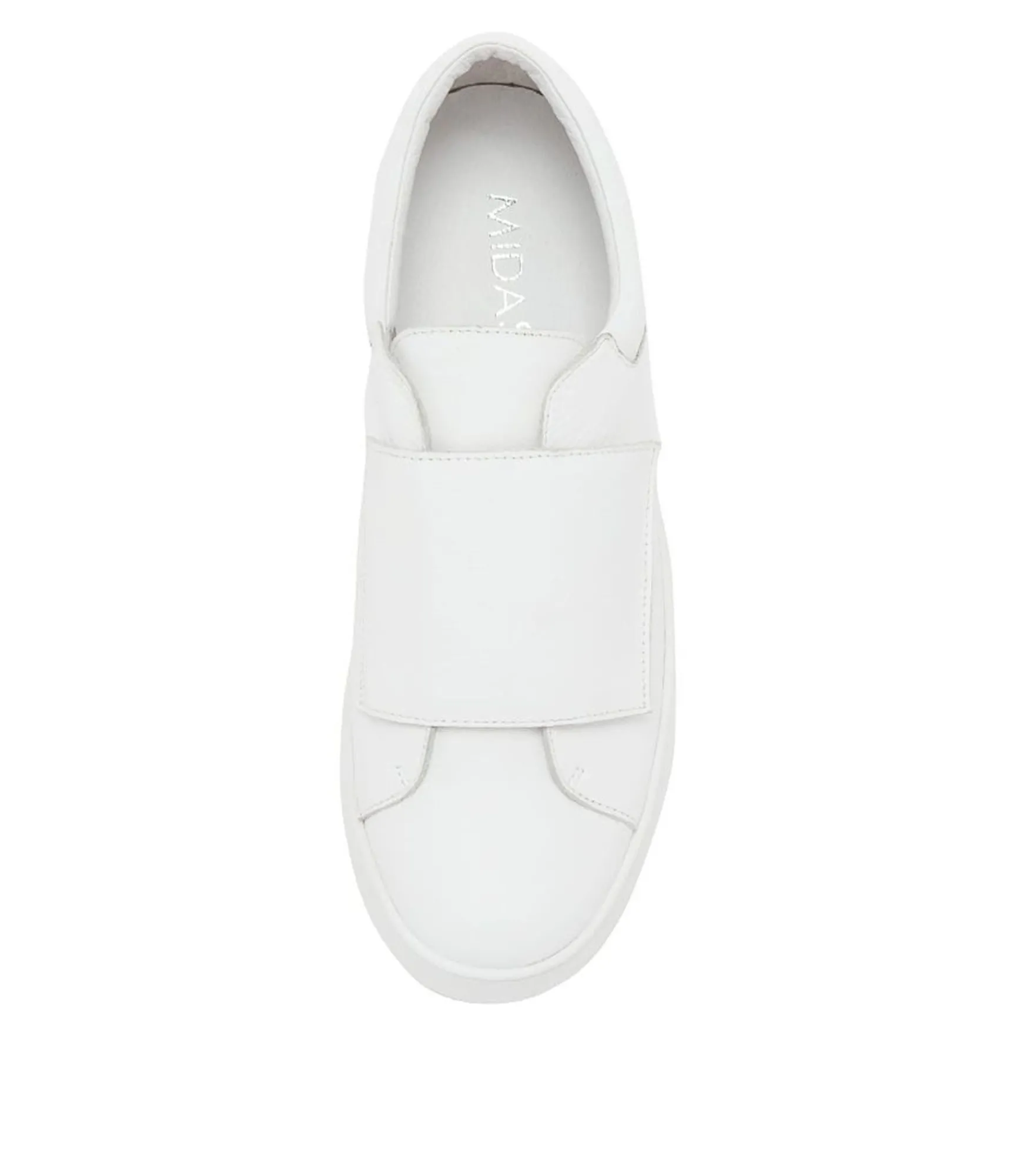Fashion Midas Shoes Whispa White Leather Sneakers Ws
