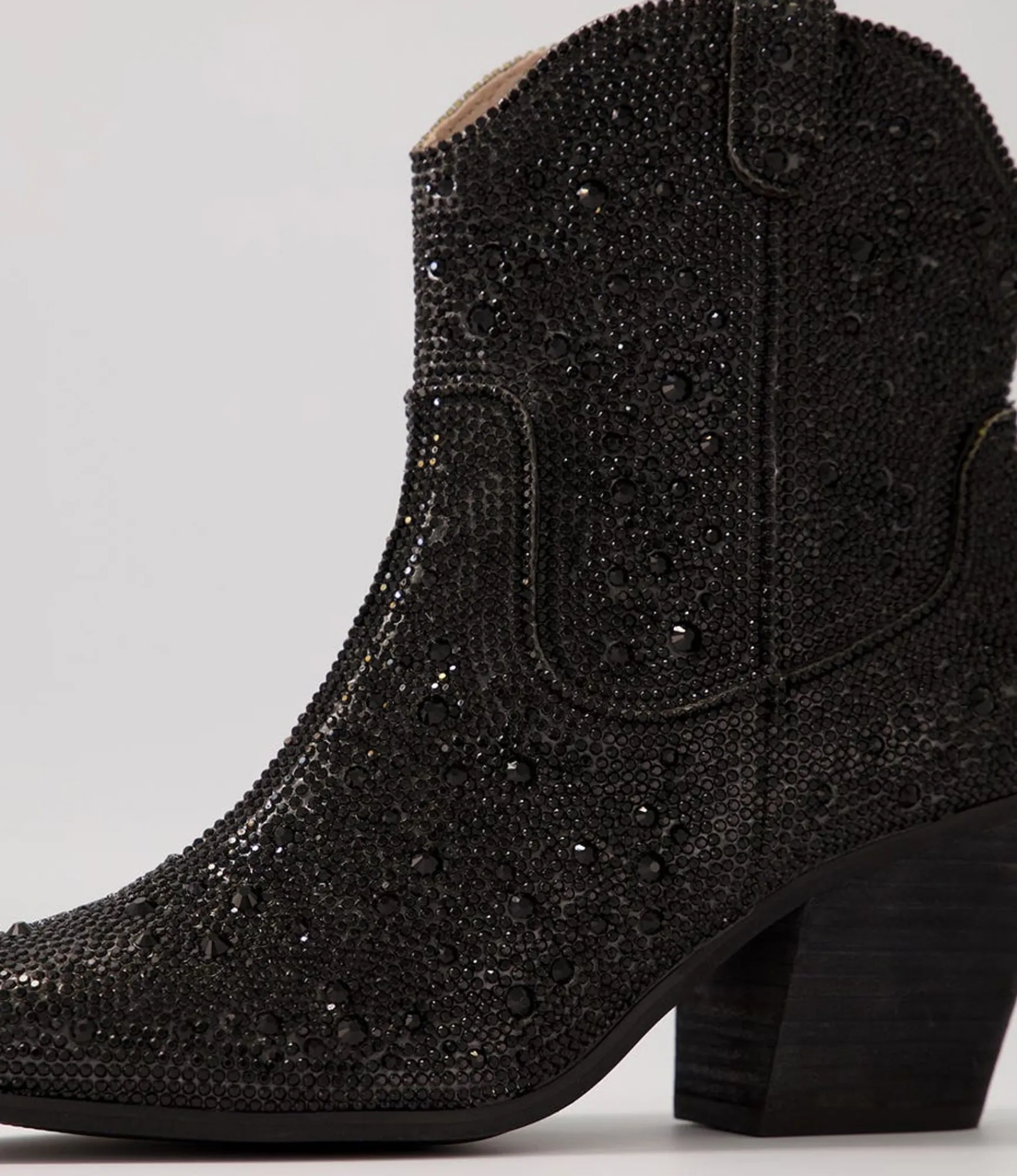 Cheap Midas Shoes Willis Black Jewel Fabric Ankle Boots Bh