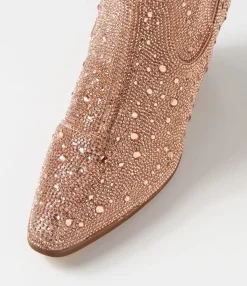 Shop Midas Shoes Willis Rose Jewel Fabric Ankle Boots