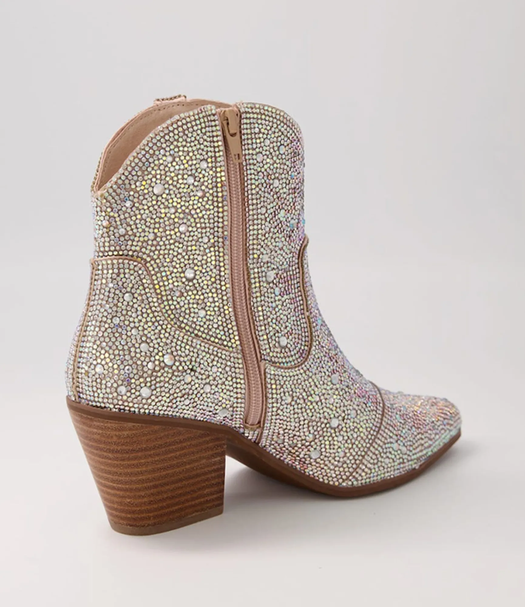 Flash Sale Midas Shoes Willis Silver Jewel Fabric Ankle Boots